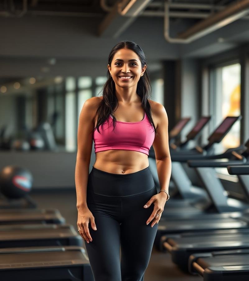 Anita Desai training at Aayush Fitness