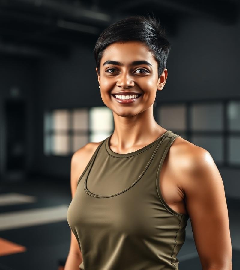 Sneha Kulkarni training at Aayush Fitness