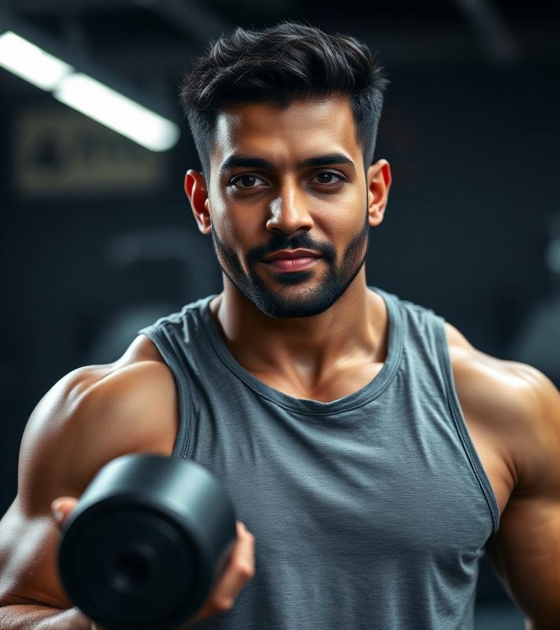 Imran Shaikh training at Aayush Fitness