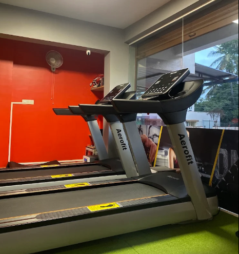 Cardio zone with natural daylight